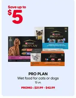 Mondou PRO PLAN Wet food for cats or dogs offer