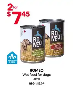 Mondou ROMEO Wet food for dogs offer