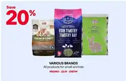 Mondou VARIOUS BRANDS All products for small animals offer