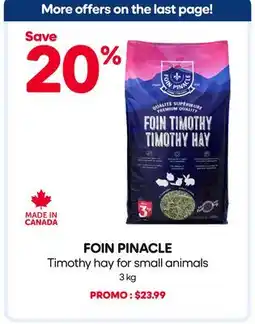 Mondou FOIN PINACLE Timothy hay for small animals offer