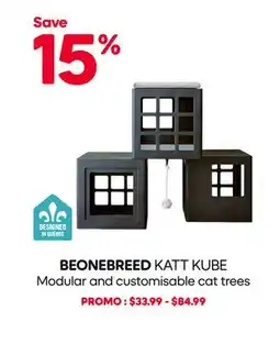 Mondou BEONEBREED KATT KUBE Modular and customisable cat trees offer