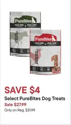 Petvalu Select PureBites Dog Treats offer