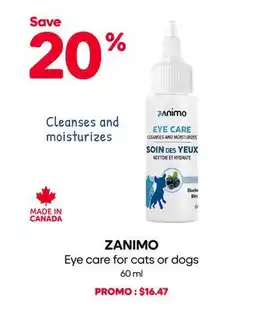 Mondou ZANIMO Eye care for cats or dogs offer