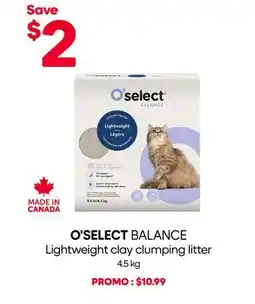 Mondou O'SELECT BALANCE Lightweight clay clumping litter offer