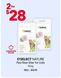 Mondou O'SELECT NATURE Pea fiber litter for cats offer