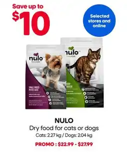 Mondou NULO Dry food for cats or dogs offer