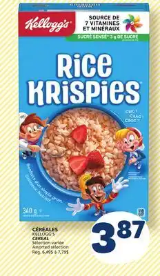 Marché Bonichoix KELLOGG'S CEREAL offer