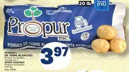 Marché Bonichoix WHITE POTATOES offer
