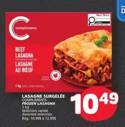 Marché Bonichoix COMPLIMENTS FROZEN LASAGNA offer