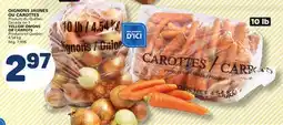 Marché Bonichoix YELLOW ONIONS OR CARROTS offer