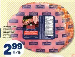 Marché Bonichoix SCHNEIDERS OLD FASHIONED SMOKED HAM offer
