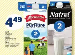 Marché Bonichoix LACTANTIA MILK OR NATREL offer