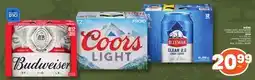 Marché Bonichoix COORS LIGHT, BUDWEISER OR SLEEMAN CLEAR BEER offer