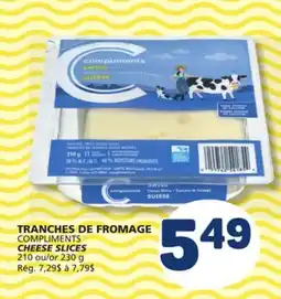 Marché Bonichoix COMPLIMENTS CHEESE SLICES offer