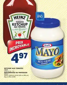 Marché Bonichoix HEINZ KRAFT MAYO, MIRACLE WHIP offer