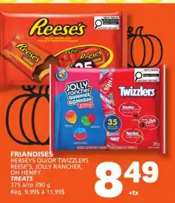 Marché Bonichoix HERSEYS OR TWIZZLERS REESE'S, JOLLY RANCHER, OH HENRY TREATS offer
