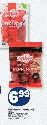 Marché Bonichoix MIKES SLICED PEPPERONI offer