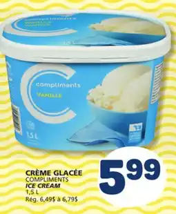 Marché Bonichoix COMPLIMENTS ICE CREAM offer