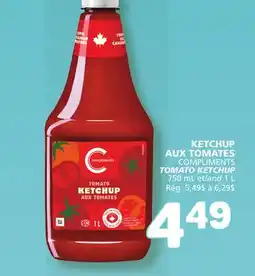 Marché Bonichoix COMPLIMENTS TOMATO KETCHUP offer