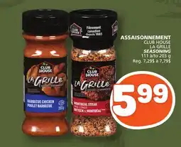 Marché Bonichoix CLUB HOUSE LA GRILLE SEASONING offer
