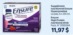Walmart Ensure High Protein nutritional drink offer