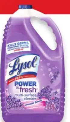 Walmart Lysol multi-surface cleaner offer