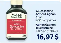 Walmart Adrien Gagnon glucosamine offer