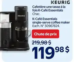 Walmart K-Café Essentials single-serve coffee maker offer