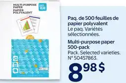 Walmart Multi-purpose paper offer