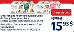 Walmart Fancy Feast Gems mouse wet cat food variety pack offer
