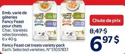 Walmart Purina Fancy Feast cat treats variety pack offer