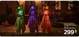 Walmart Set of 3 68 animated witches offer