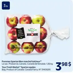 Walmart Your Fresh Market Spartan apples offer