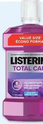 Walmart Listerine Total Care mouthwash offer