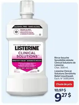 Walmart Clinical Solutions Sensitivity Relief mouthwash offer