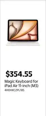Walmart Magic Keyboard for iPad Air 11-inch (M3) offer