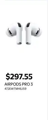 Walmart AIRPODS PRO 3 offer