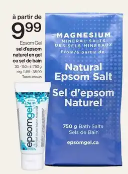 Avril Sel d'epsom naturel en gel ou sel de bain offer