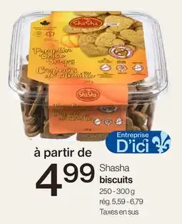 Avril Shasha biscuits offer