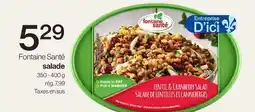 Avril Fontaine Santé Salade offer
