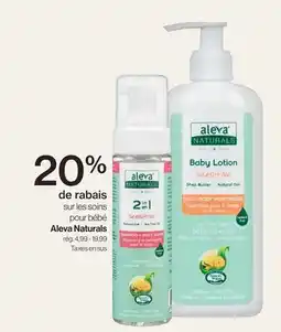 Avril Les soins pour bébé AlevaNaturals offer