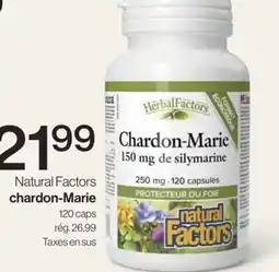 Avril Natural Factors chardon-Marie offer
