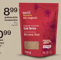 Avril graines de lin moulues bios offer
