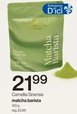 Avril matcha barista offer