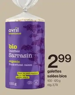 Avril galettes salées bios offer