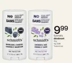 Avril Schmidt's déodorant offer