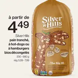 Avril Pain tranché, à hot-dogs ou à hamburgers bios décongelés offer