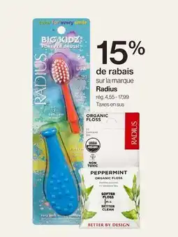 Avril la marque Radius offer