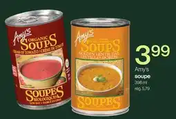 Avril Amy's soupe offer