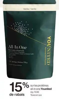 Avril Les protéines all-in one Younited offer